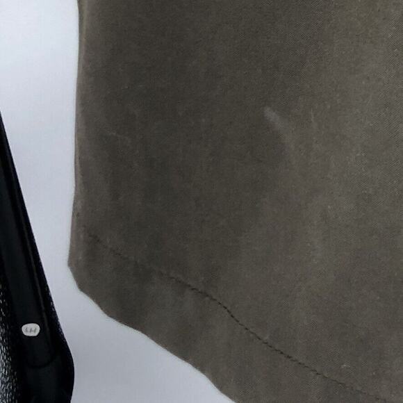 Ralph Ralph Lauren Mens Trench Coat 46 R Wool Blnd Removable Zip Out Liner Green - Picture 11 of 11